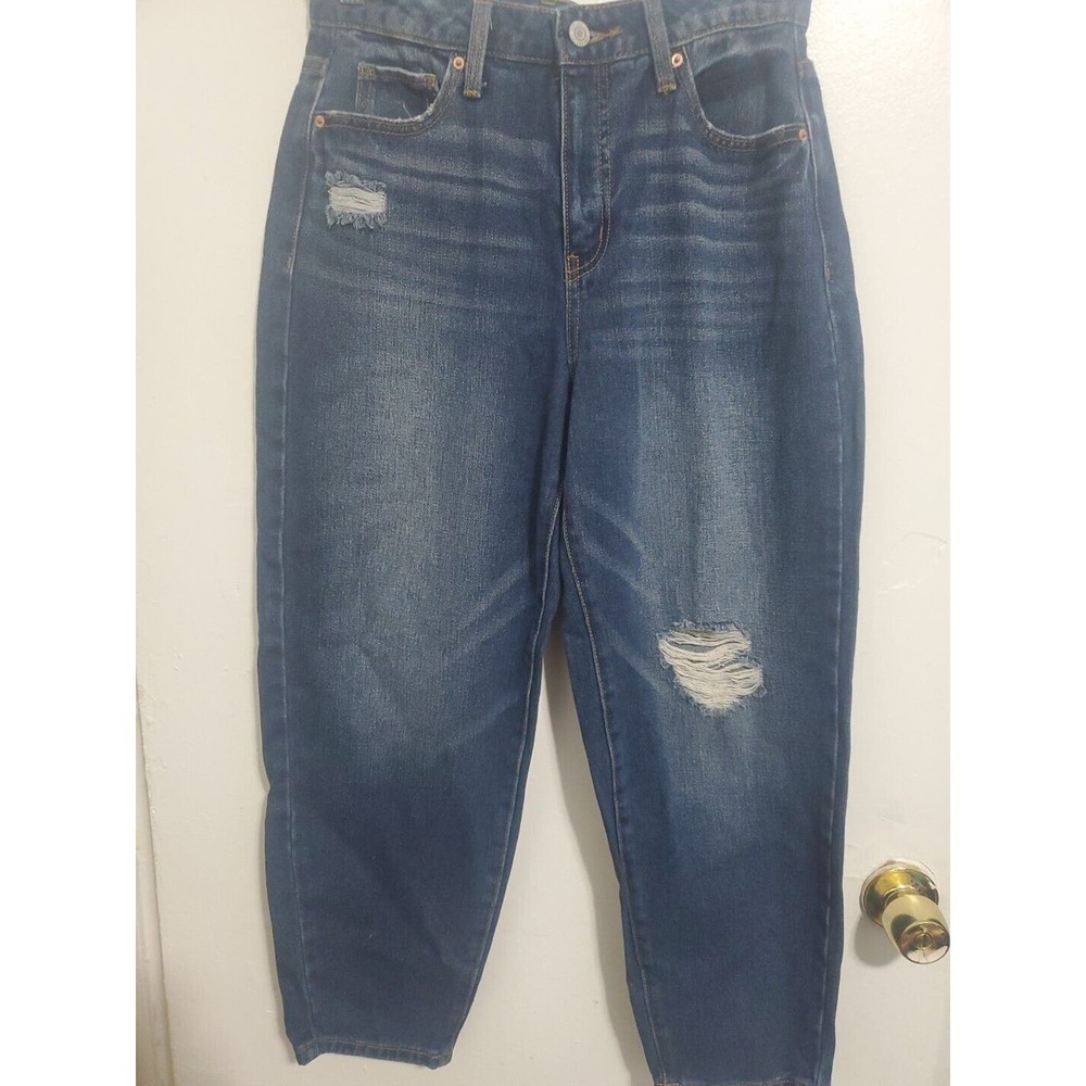 Time and Tru Jeans Womens 4 High Rise Skinny Dark Wash Denim